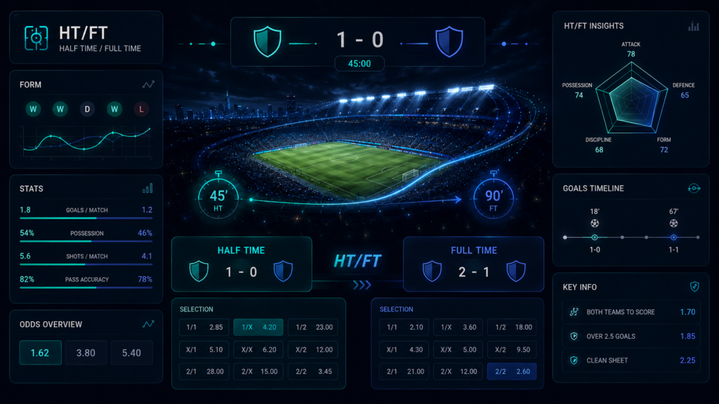 HT/FT Fixed Matches football match overview